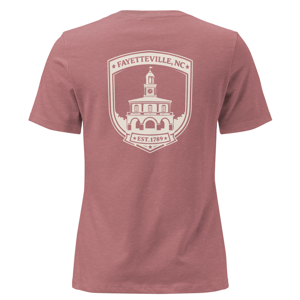 Fayetteville NC - Market House- Women's Relaxed T-Shirt