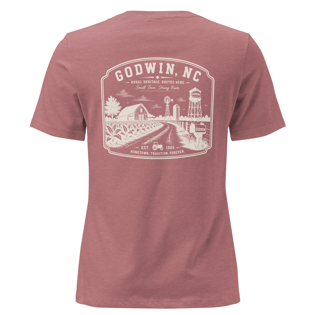 Godwin NC - Farm Roots- Women's Relaxed T-Shirt
