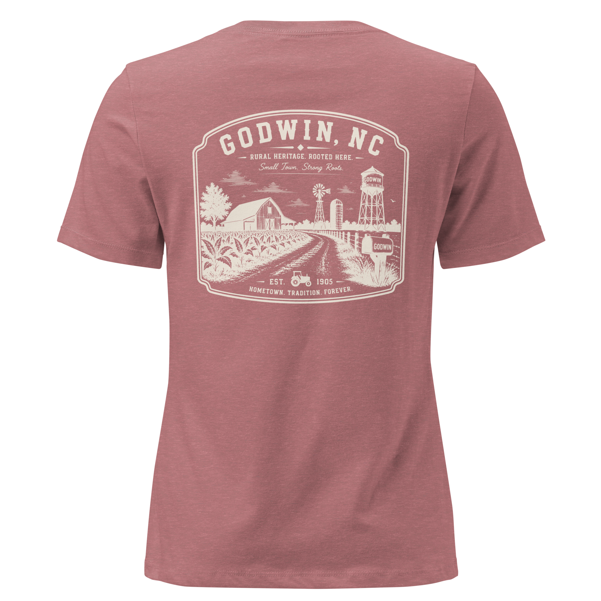 Godwin NC - Farm Roots- Women's Relaxed T-Shirt