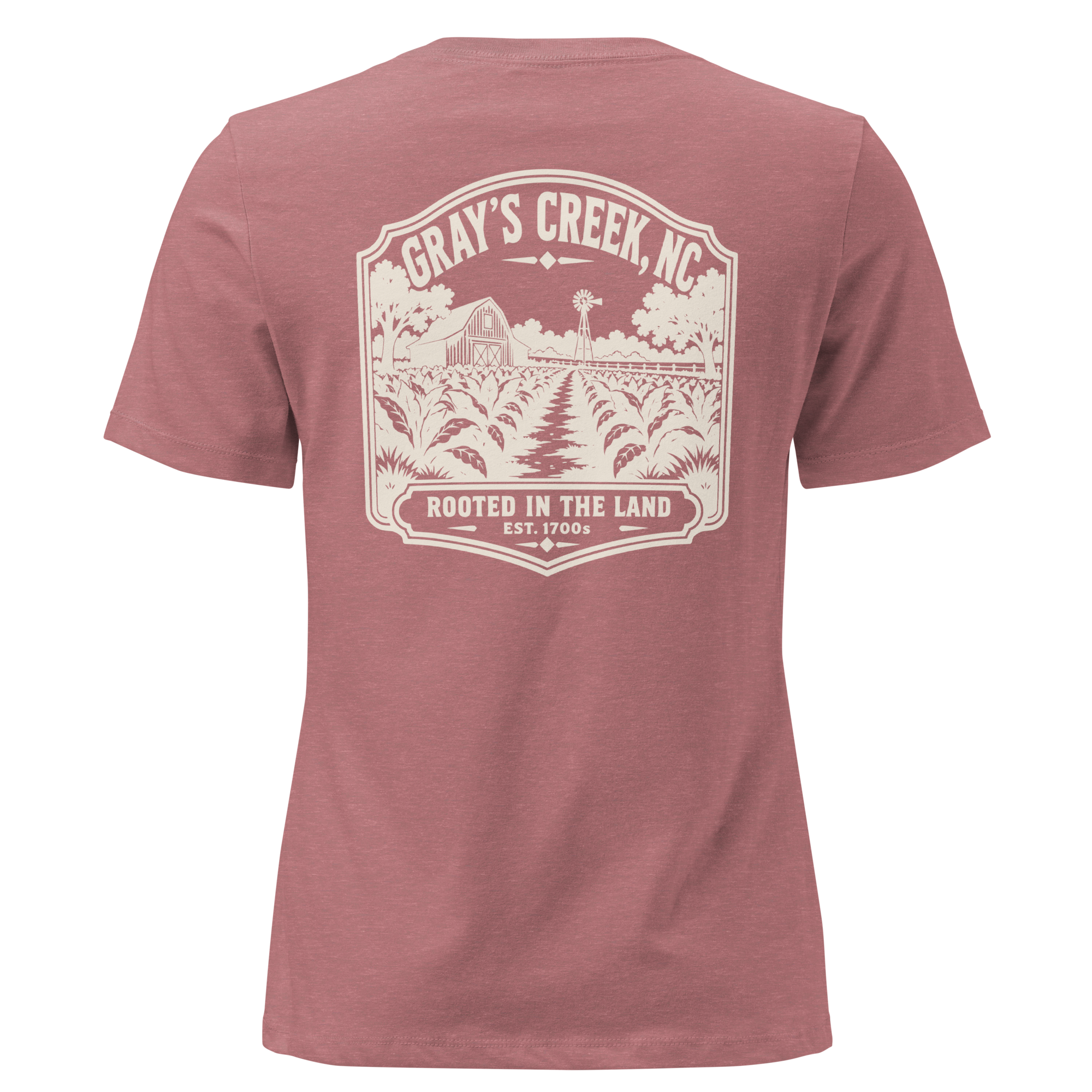 Gray's Creek NC - Rooted- Women's Relaxed T-Shirt