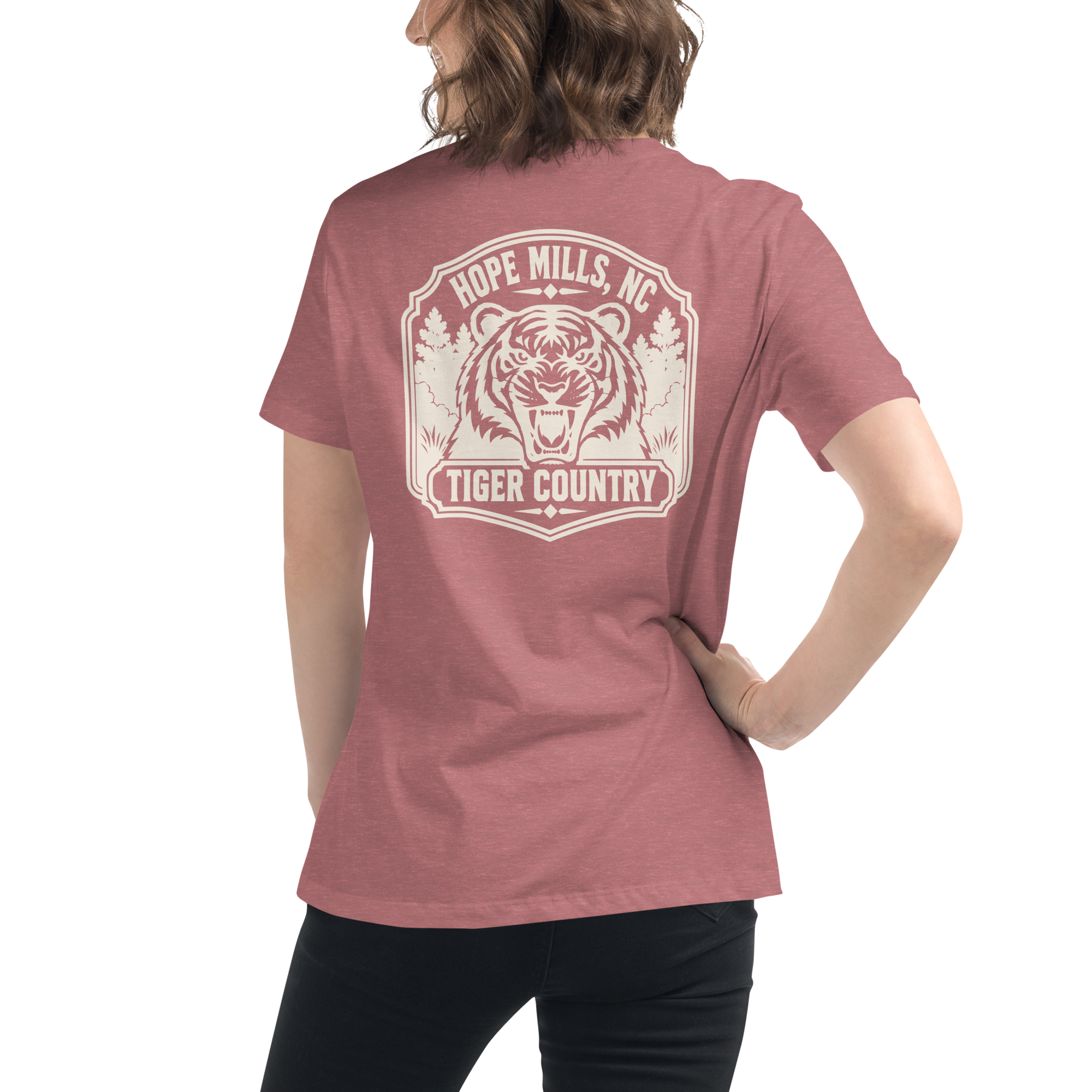Hope Mills NC - Tiger Country- Women's Relaxed T-Shirt