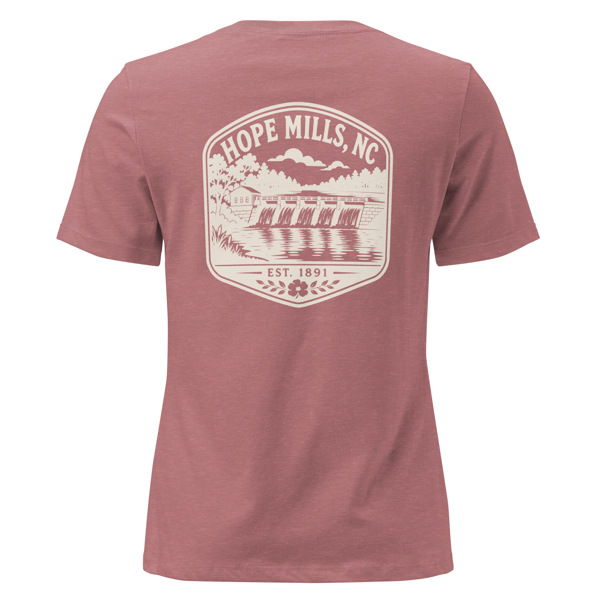 Hope Mills NC - Hope Mills Dam- Women's Relaxed T-Shirt