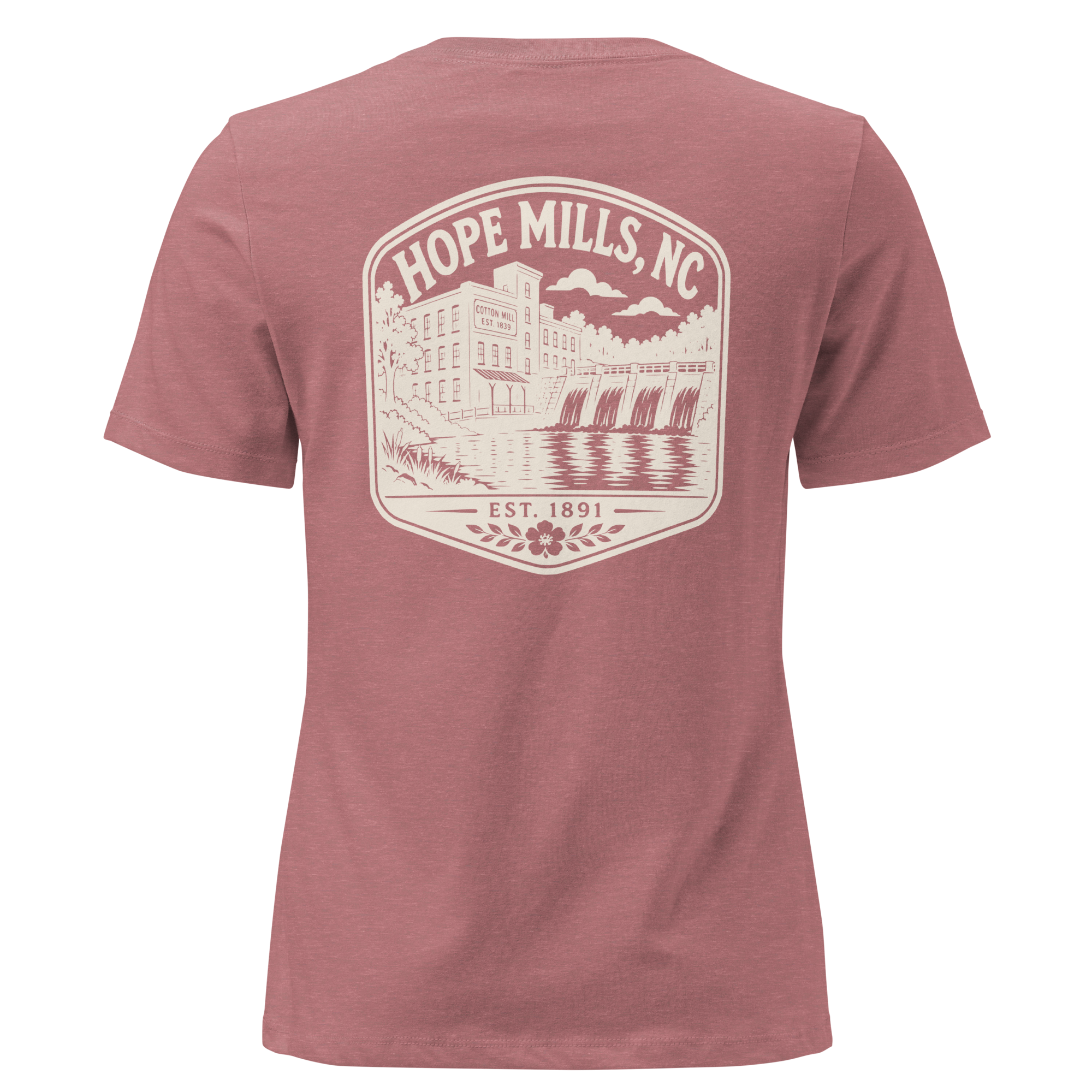 Hope Mills NC - The Old Mill- Women's Relaxed T-Shirt