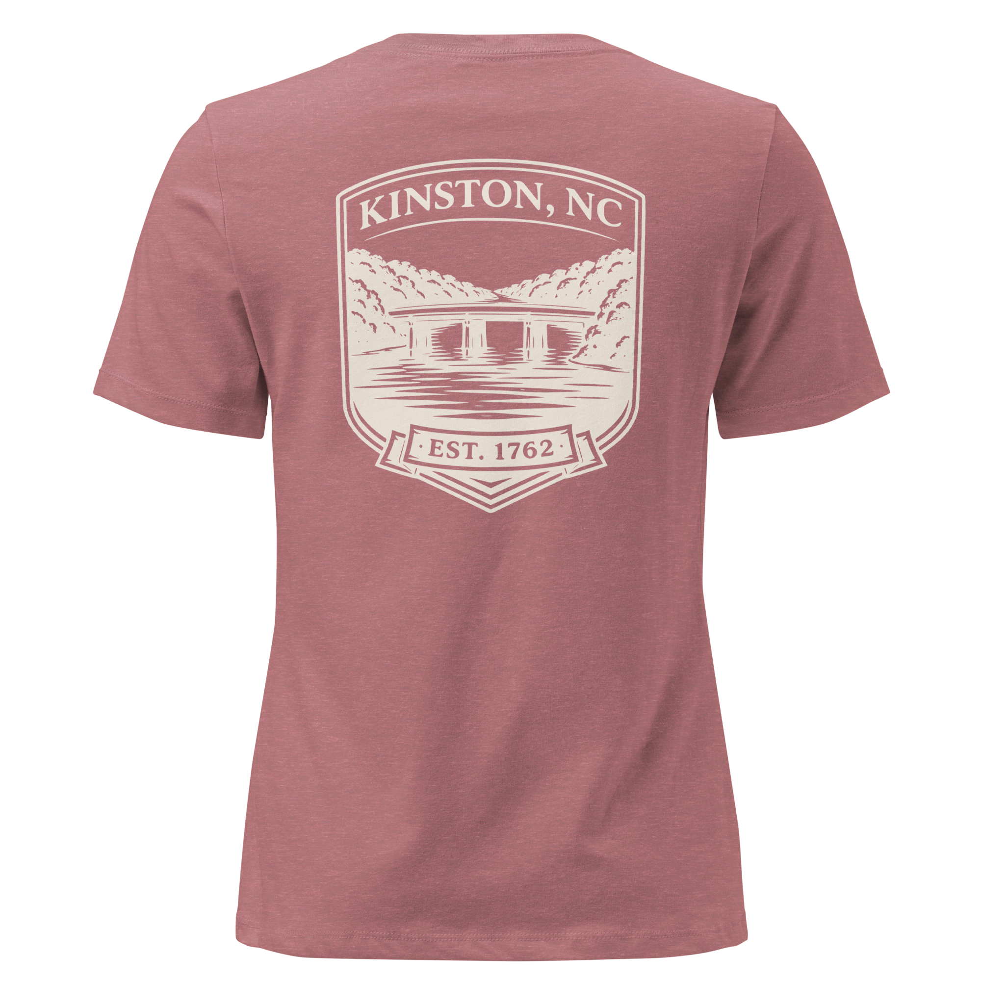 Kinston NC - Neuse River Bridge- Women's Relaxed T-Shirt
