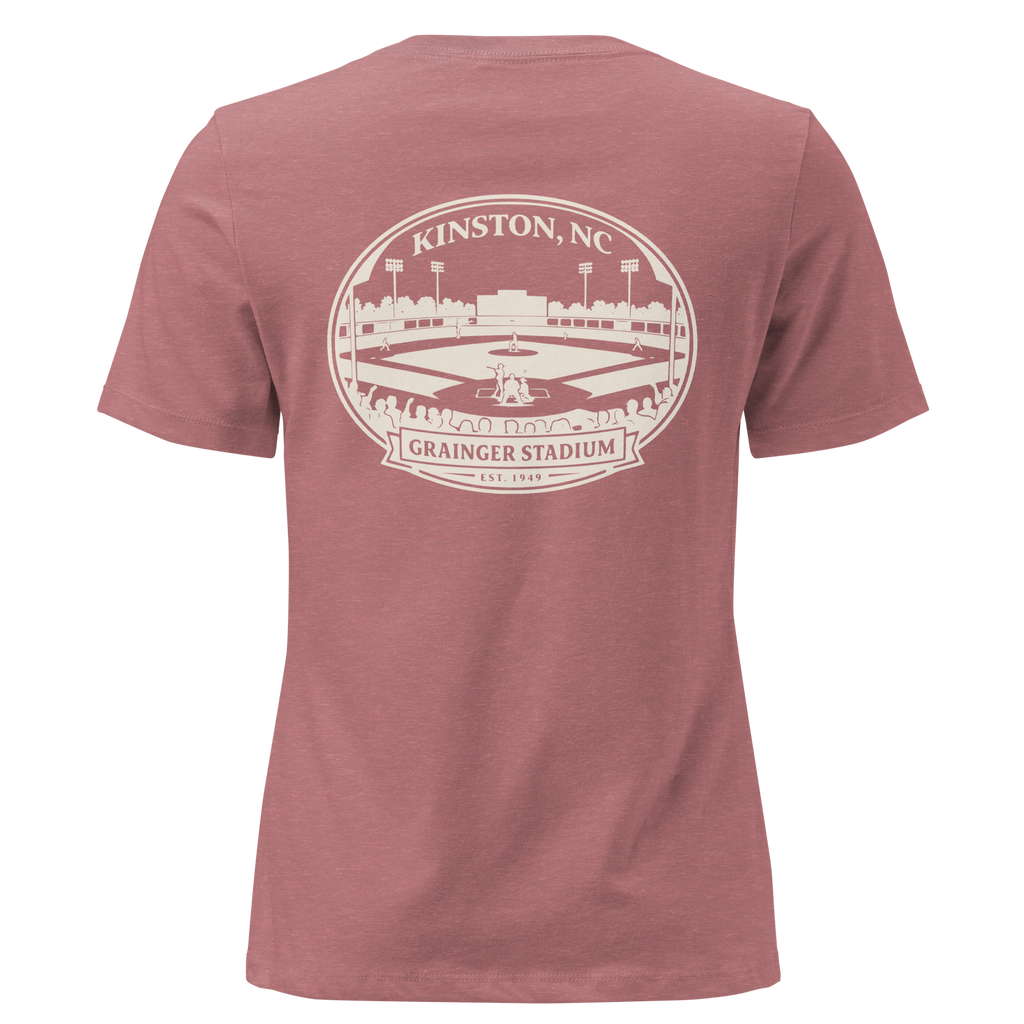 Kinston NC - Grainger Stadium- Women's Relaxed T-Shirt