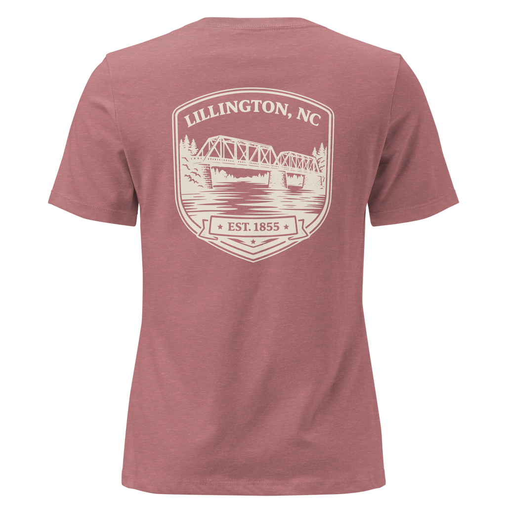 Lillington NC - Old Trestle Bridge- Women's Relaxed T-Shirt