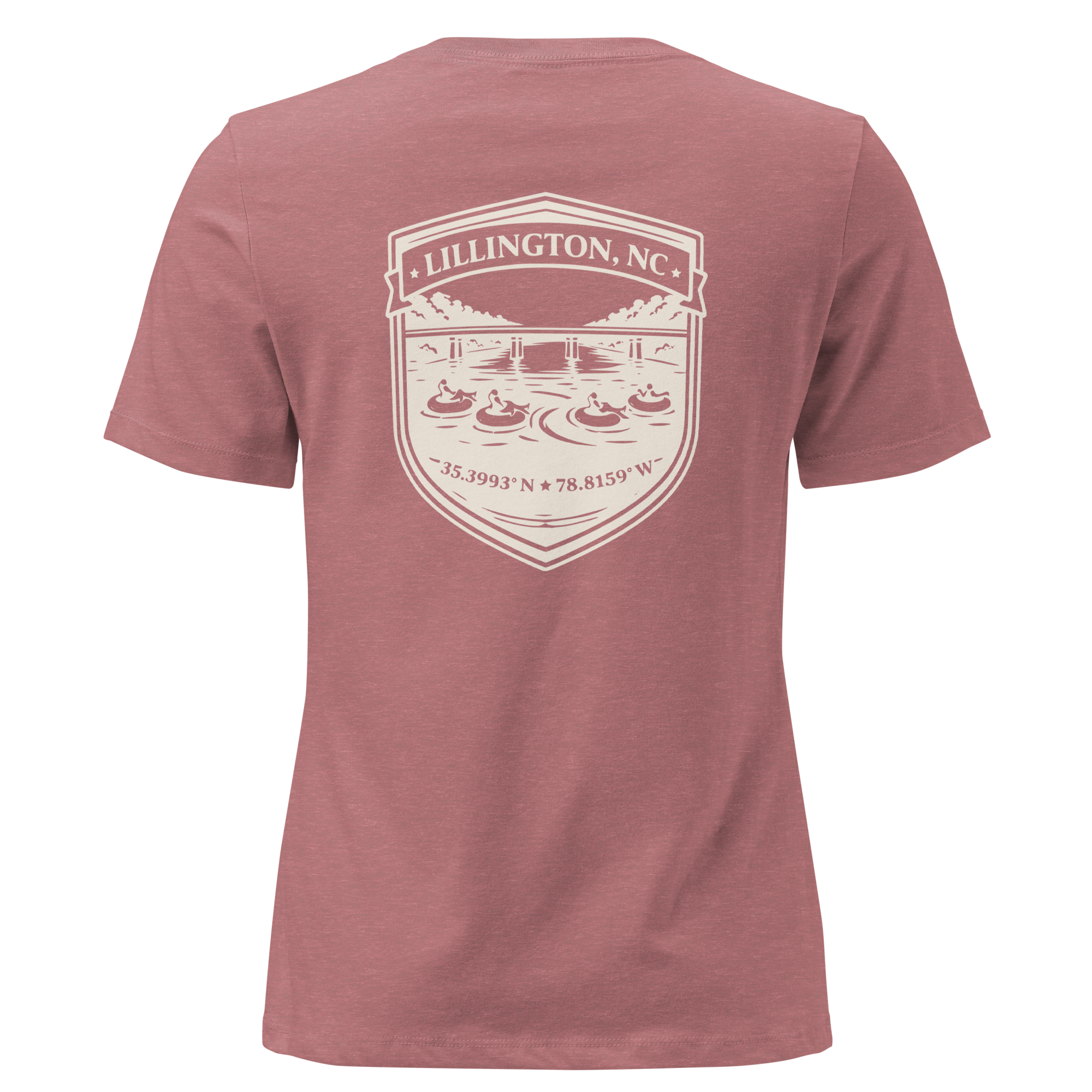 Lillington NC - River Tubing- Women's Relaxed T-Shirt