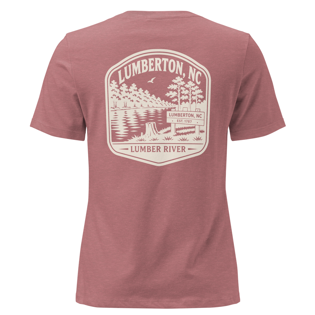 Lumberton NC - Lumber River- Women's Relaxed T-Shirt