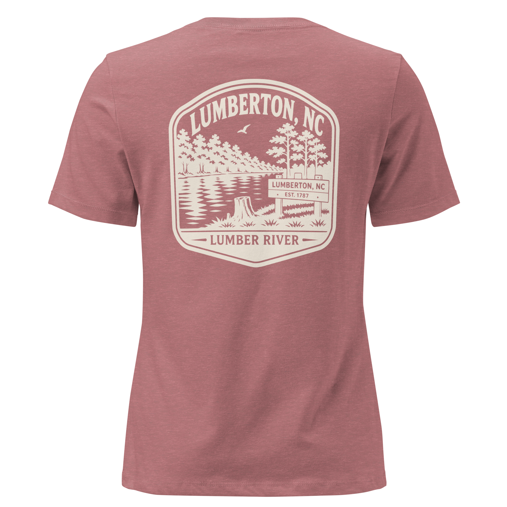 Lumberton NC - Lumber River- Women's Relaxed T-Shirt