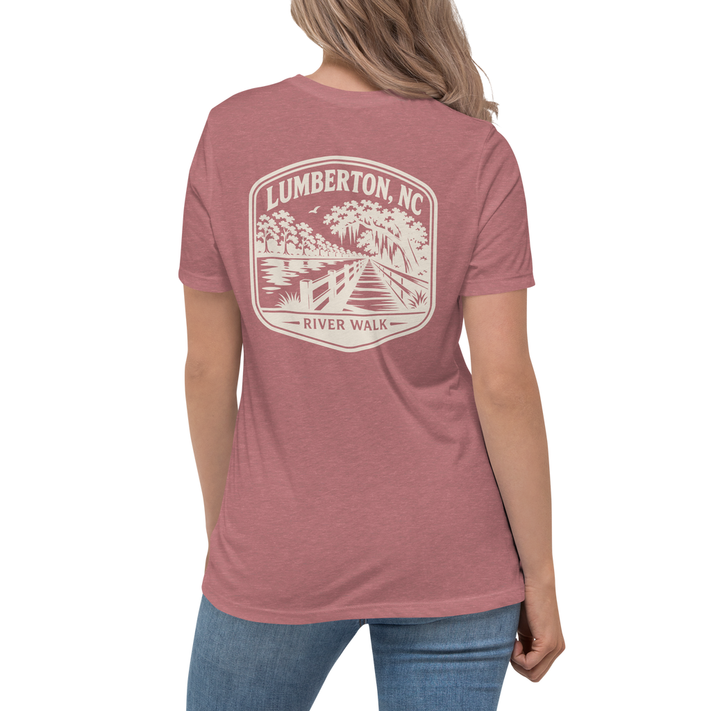 Lumberton NC - The Riverwalk- Women's Relaxed T-Shirt