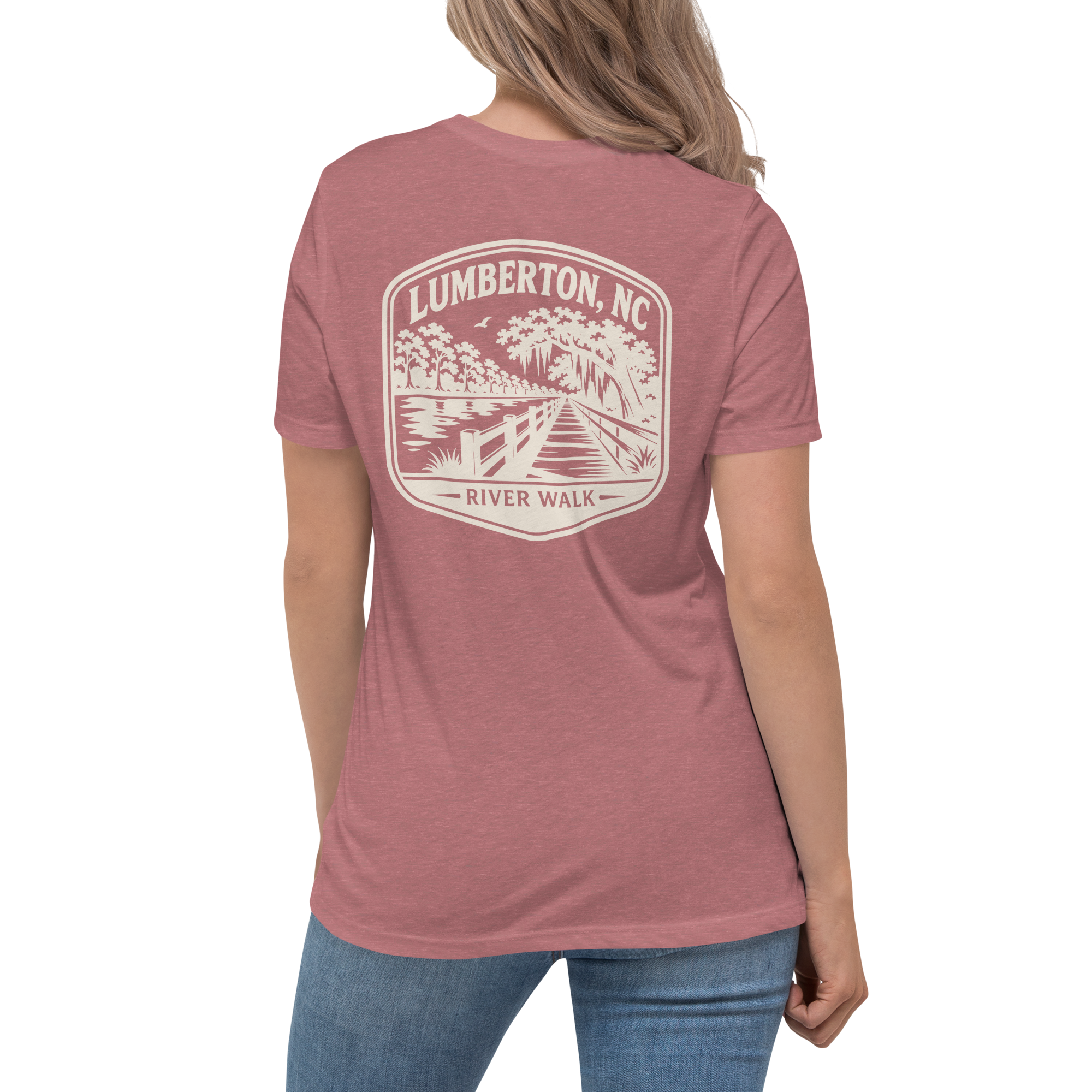 Lumberton NC - The Riverwalk- Women's Relaxed T-Shirt
