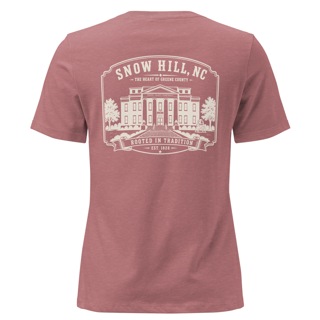 Snow Hill, NC - Historic Courthouse - Women's Relaxed T-Shirt