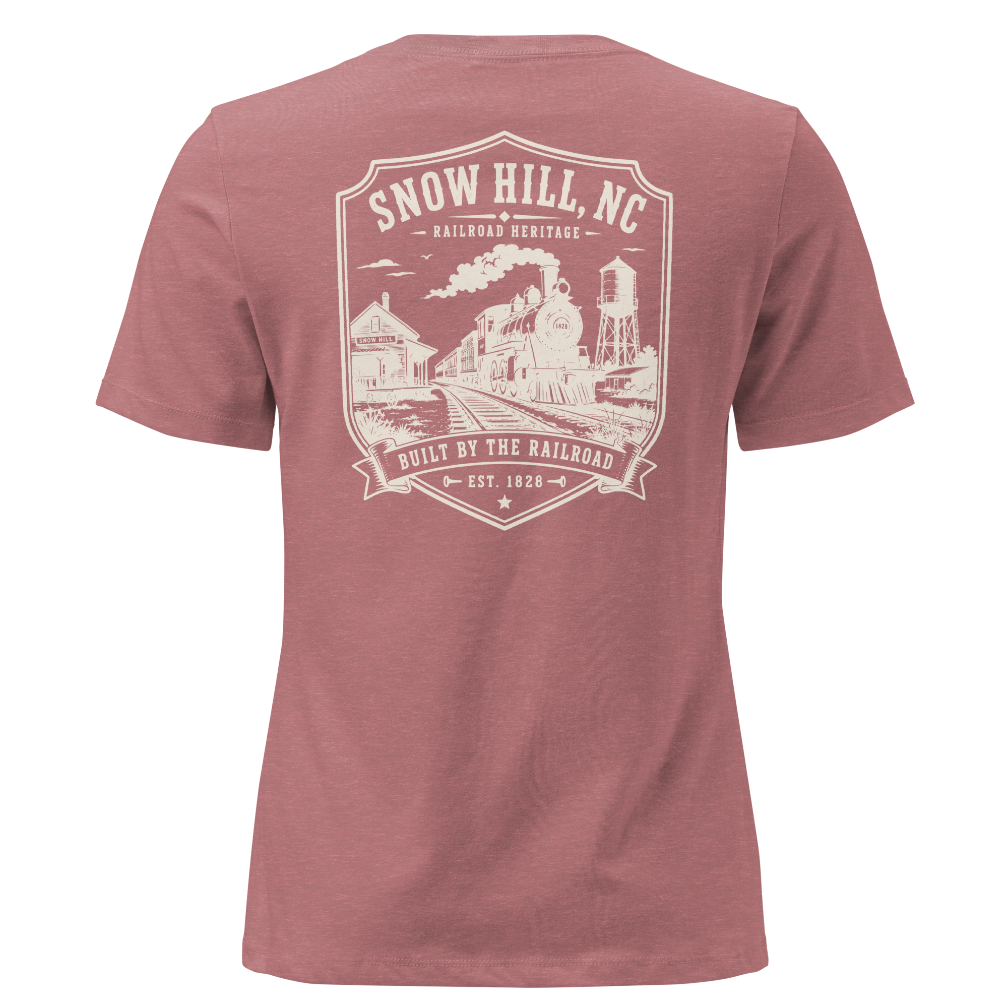 Snow Hill, NC - Built by the Railroad - Women's Relaxed T-Shirt