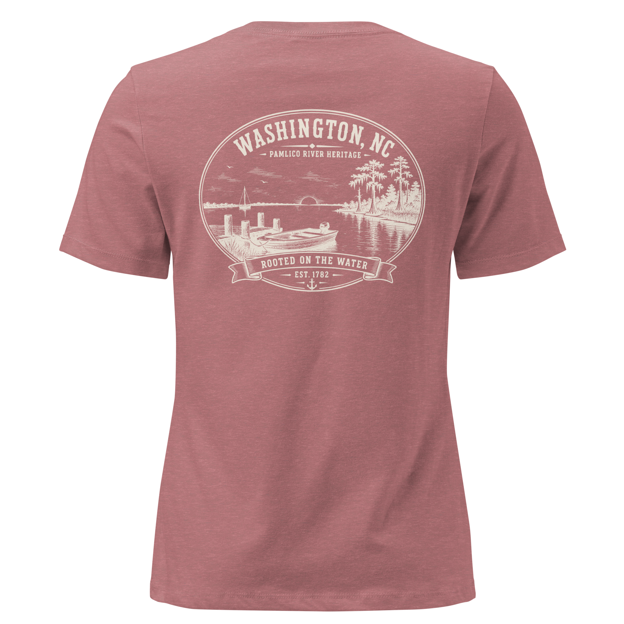 Washington, NC - The Pamlico - Women's Relaxed T-Shirt