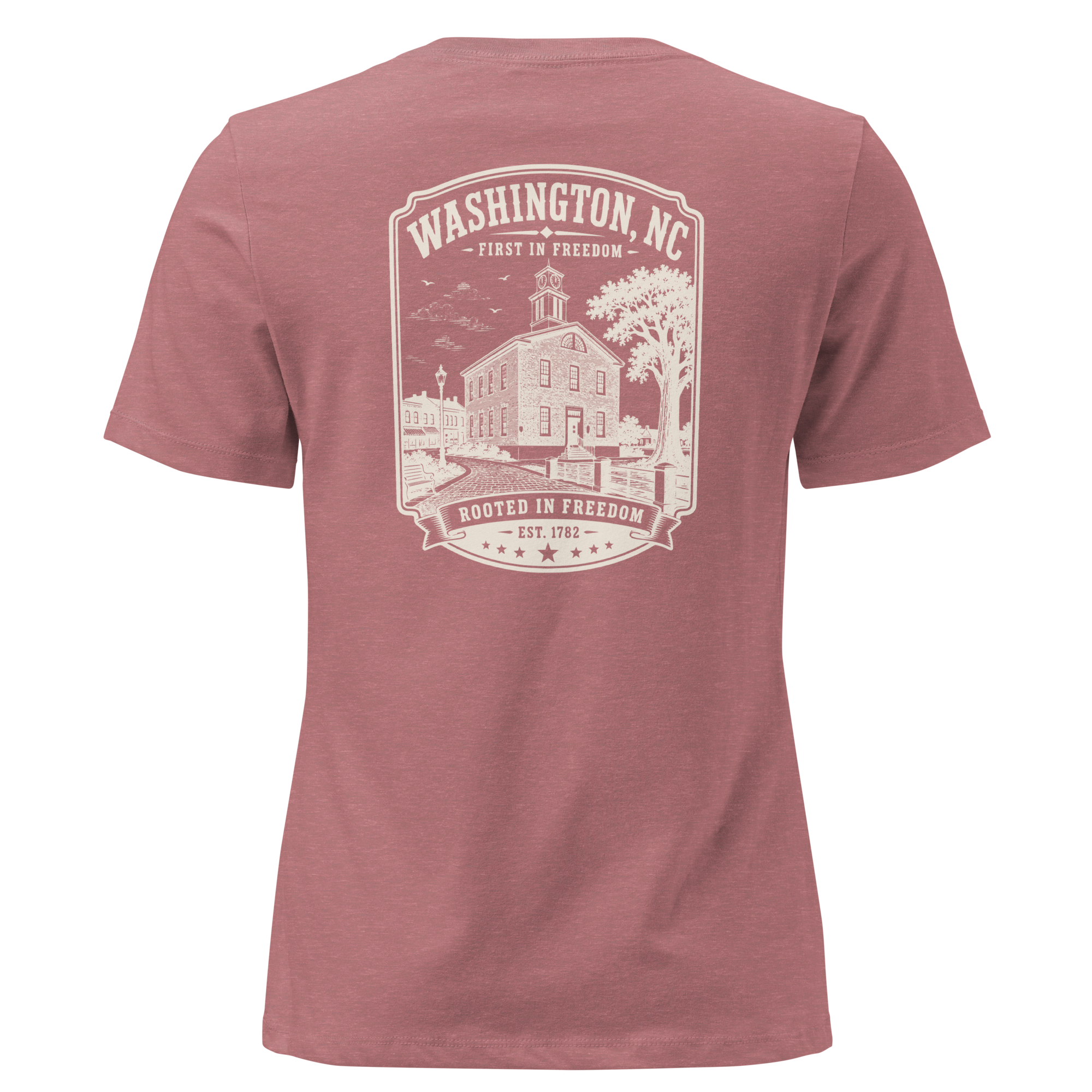 Washington, NC - Rooted in Freedom - Women's Relaxed T-Shirt