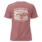 Southport NC - Happy Seaside Town- Women's Relaxed T-Shirt