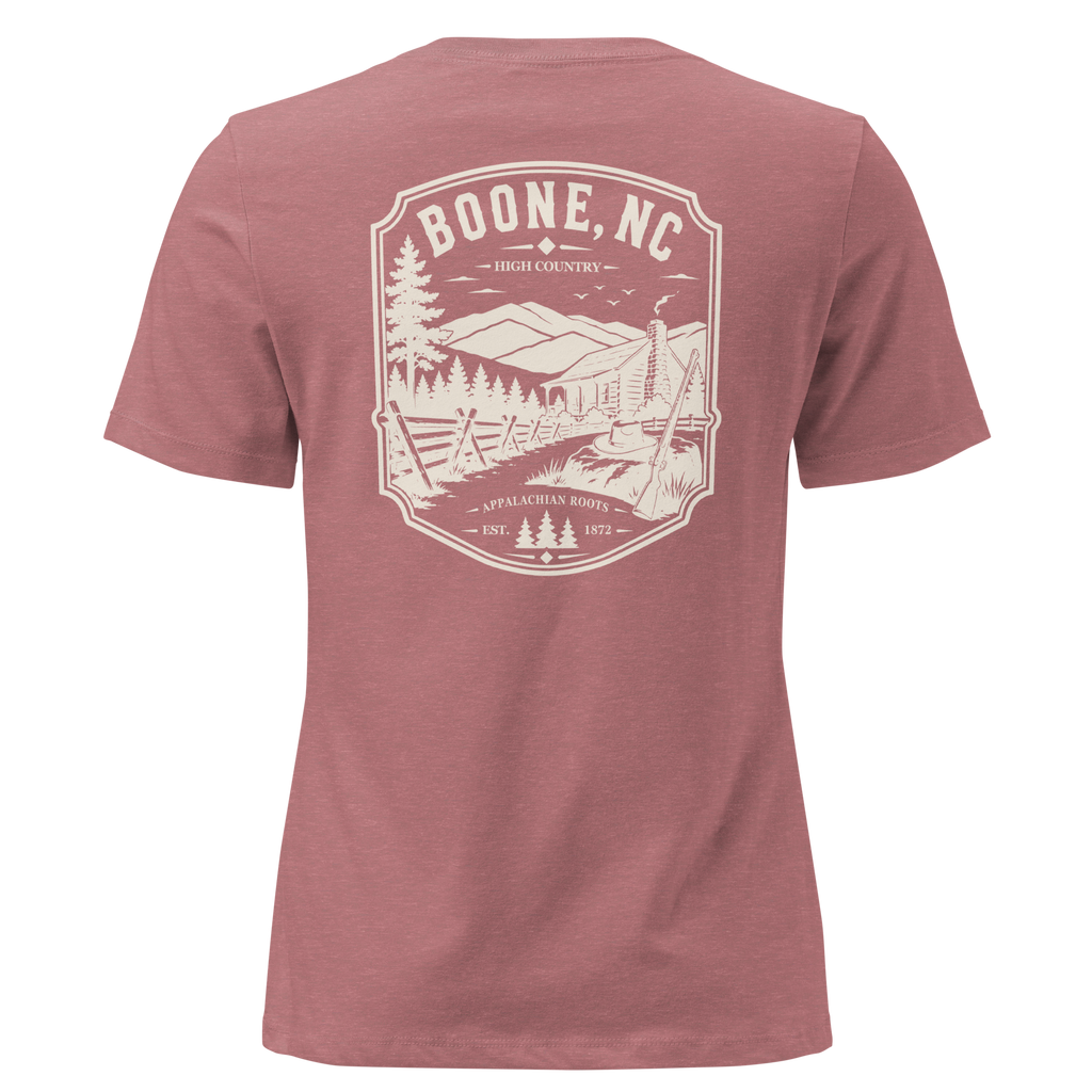 Boone NC - High Country- Women's Relaxed T-Shirt