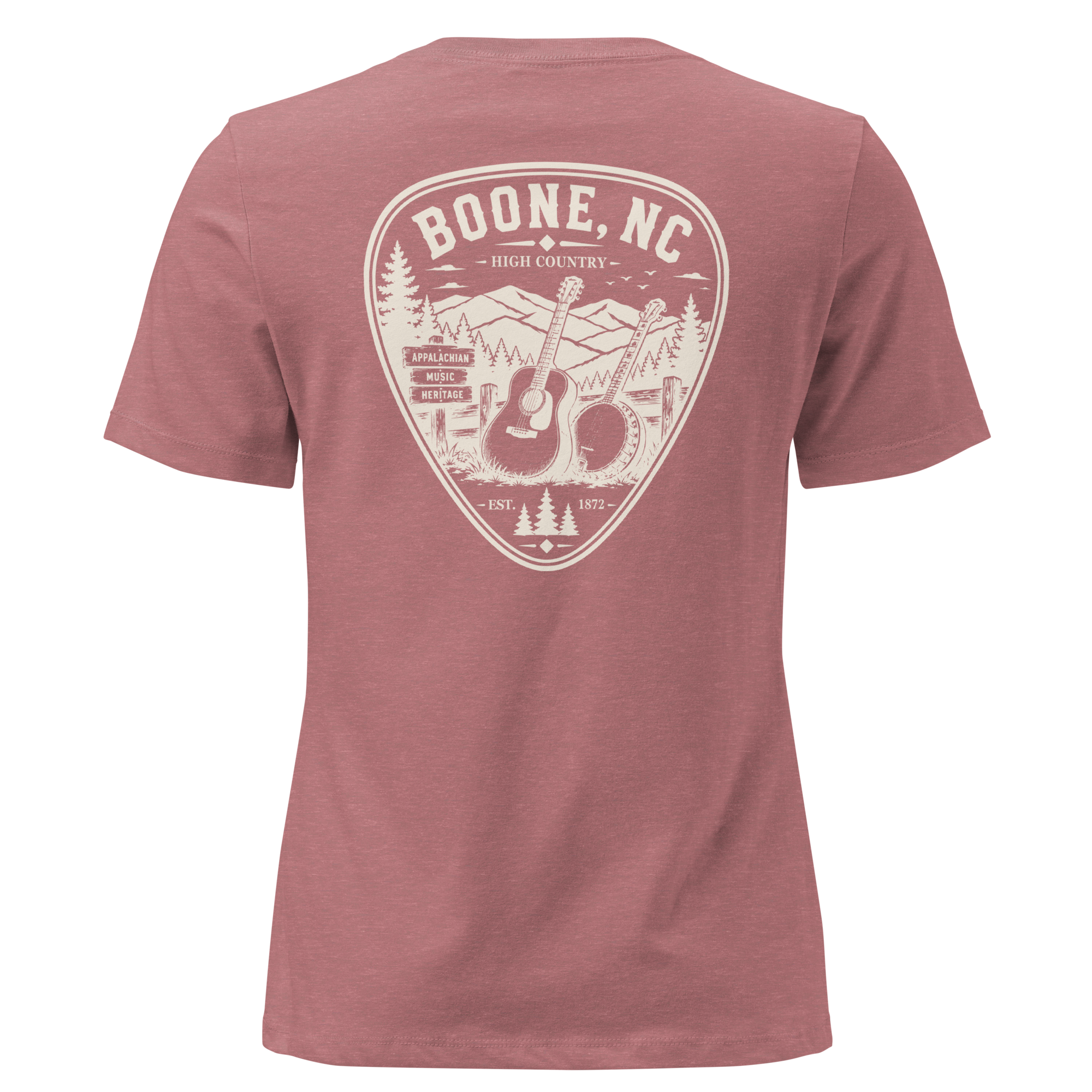 Boone NC - Mountain Music - Women's Relaxed T-Shirt