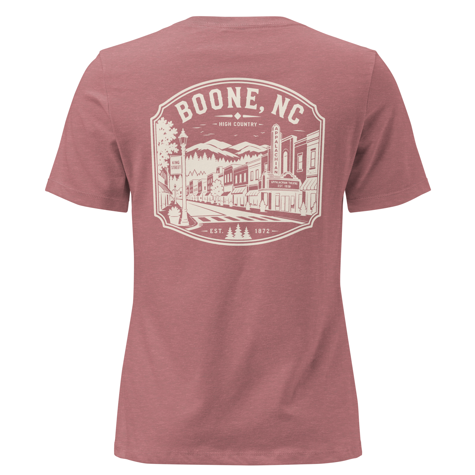 Boone NC - Downtown - Women's Relaxed T-Shirt