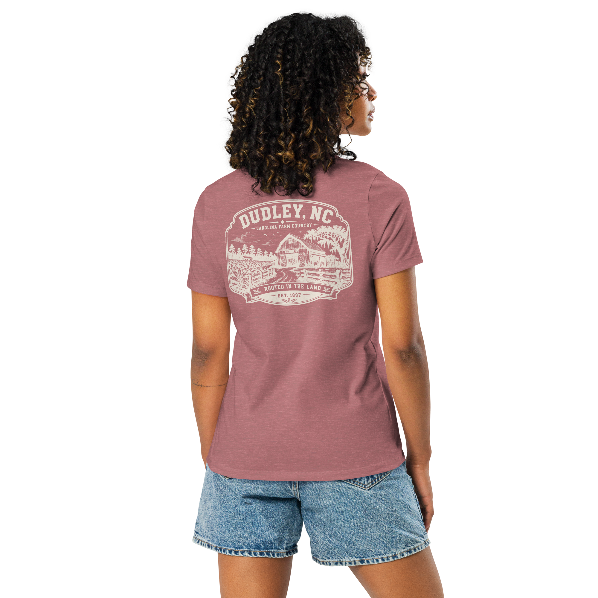 Dudley, NC - Farm Country - Women's Relaxed T-Shirt