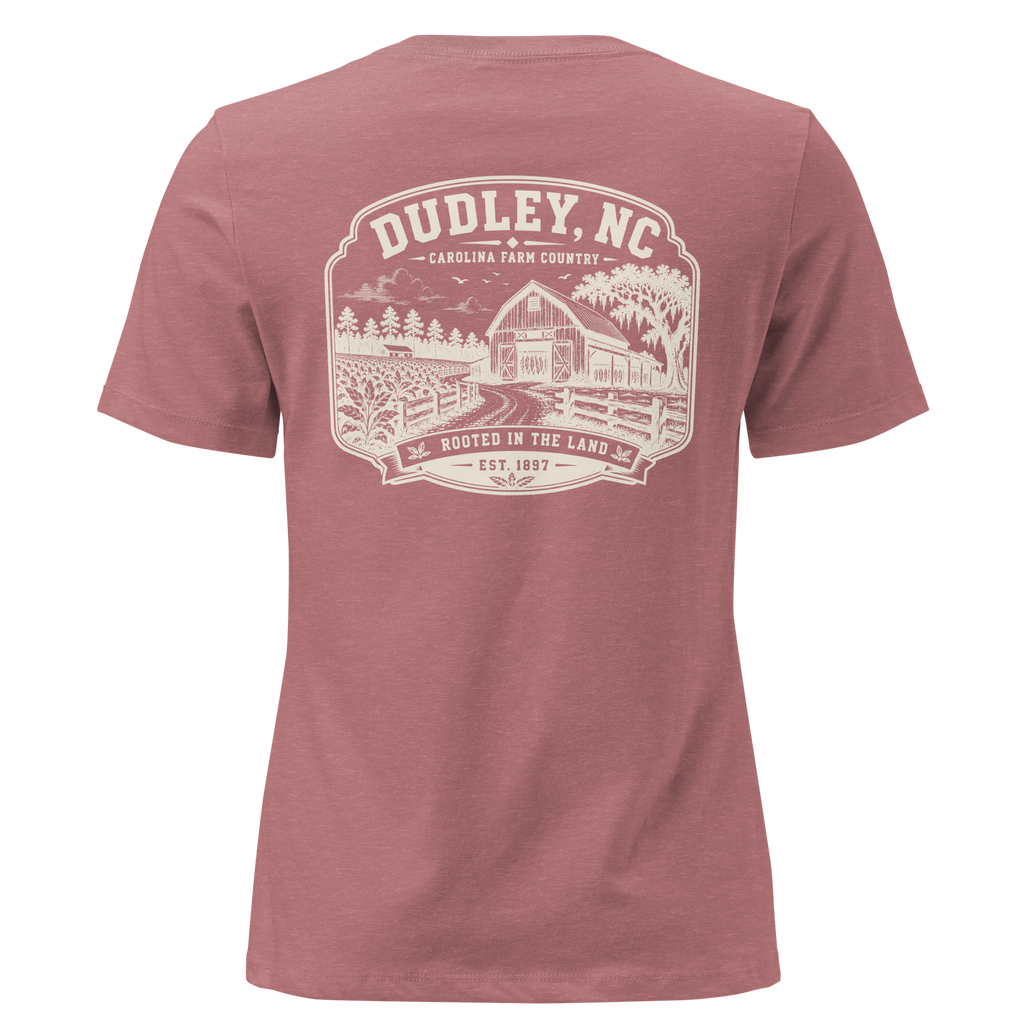 Dudley, NC - Farm Country - Women's Relaxed T-Shirt