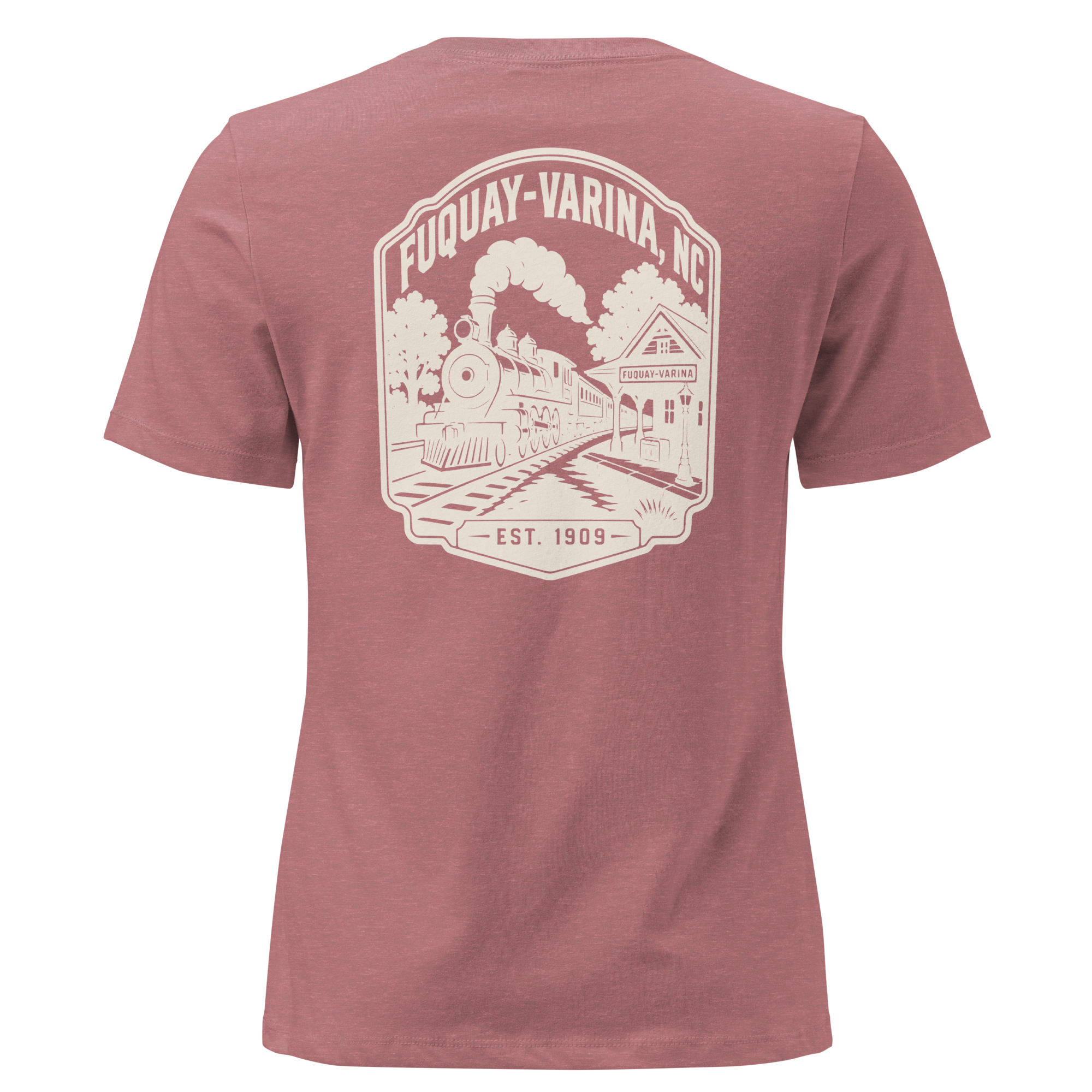 Fuquay Varina NC - Railroad Town- Women's Relaxed T-Shirt