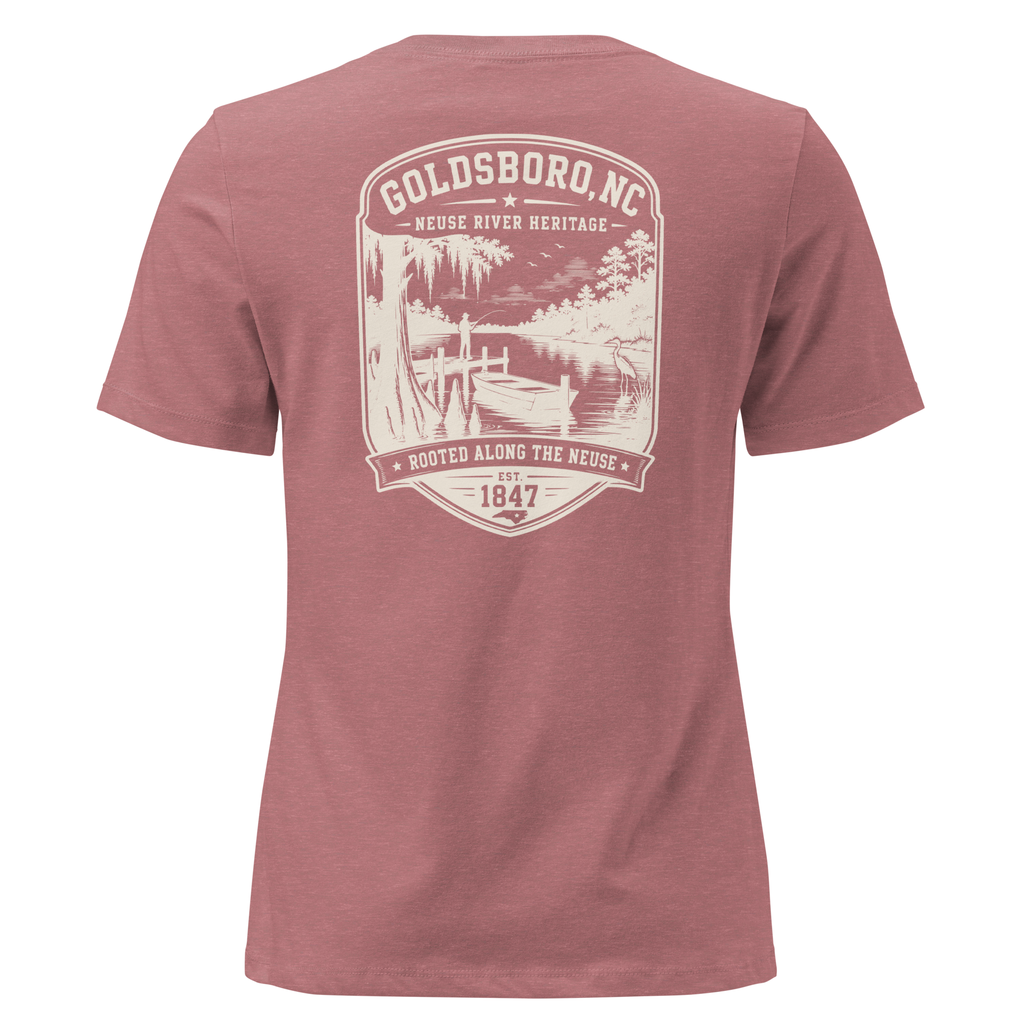 Goldsboro, NC - Rooted Along the Neuse - Women's Relaxed T-Shirt