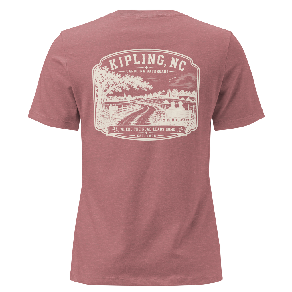 Kipling, NC - The Backroads - Women's Relaxed T-Shirt
