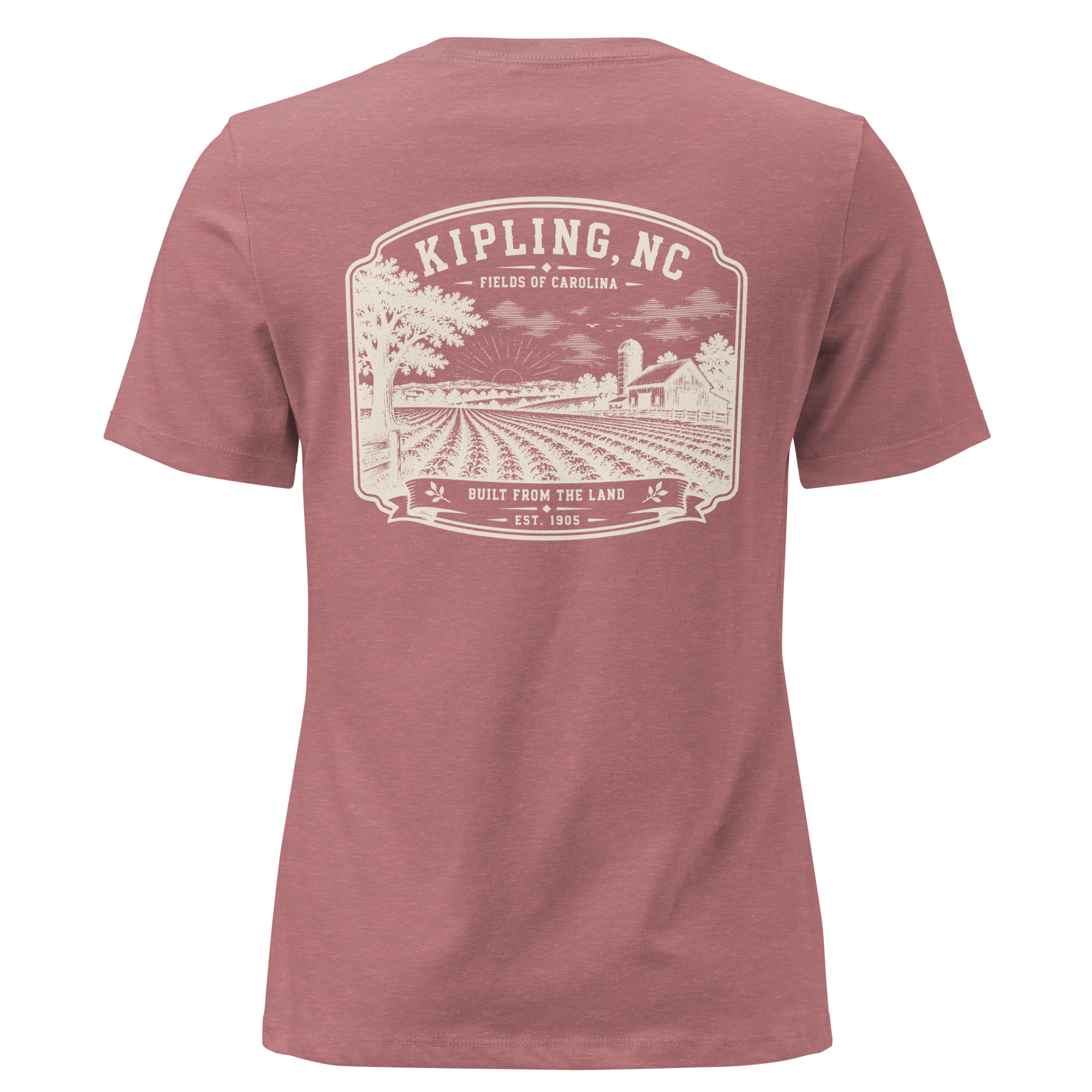 Kipling, NC - Fields of Carolina - Women's Relaxed T-Shirt