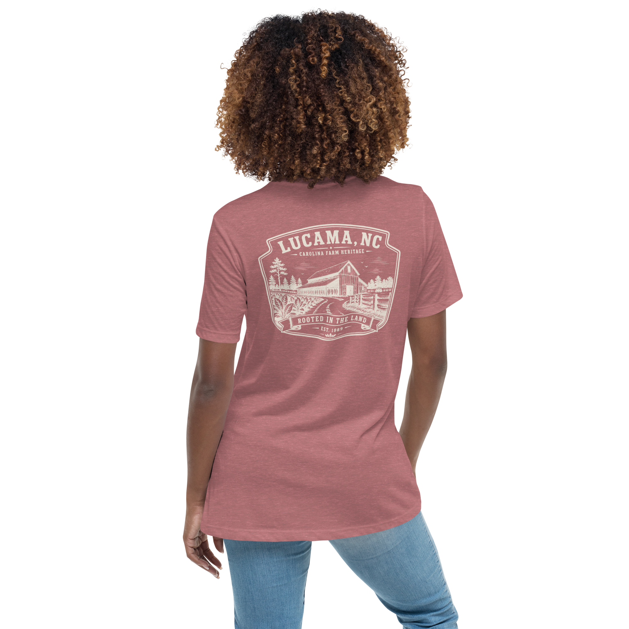 Lucama, NC - Rooted in the Land - Women's Relaxed T-Shirt