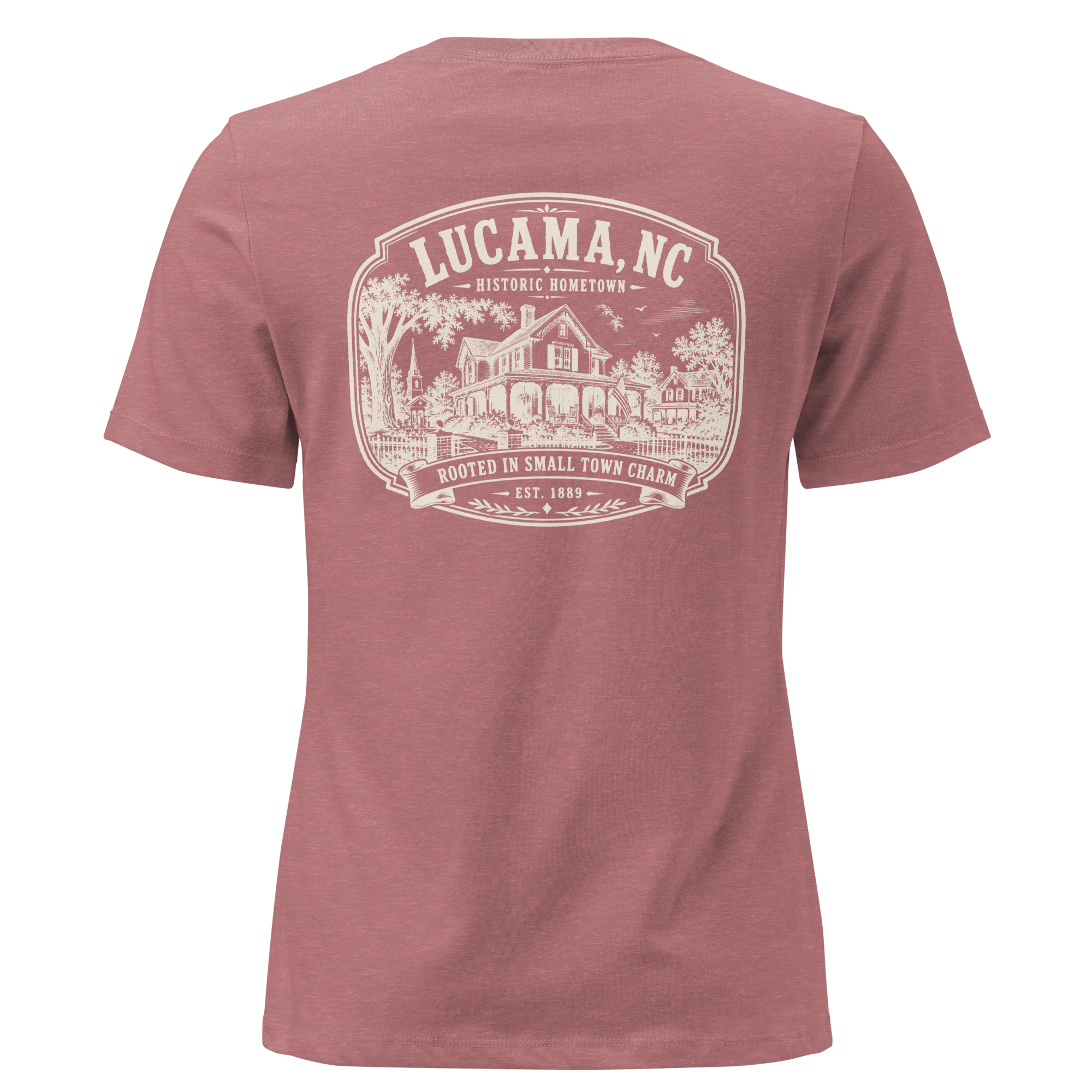 Lucama, NC - Small Town Charm - Women's Relaxed T-Shirt