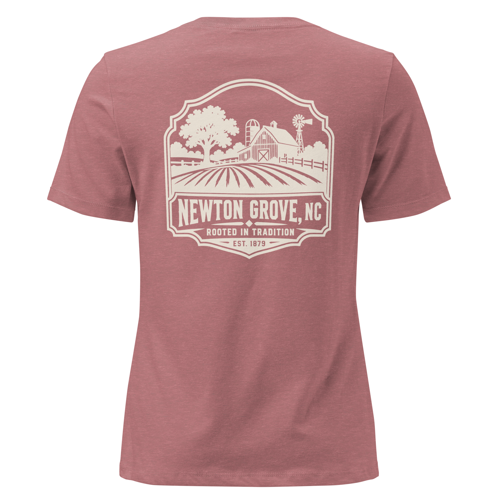 Newton Grove NC - Farm Heritage- Women's Relaxed T-Shirt