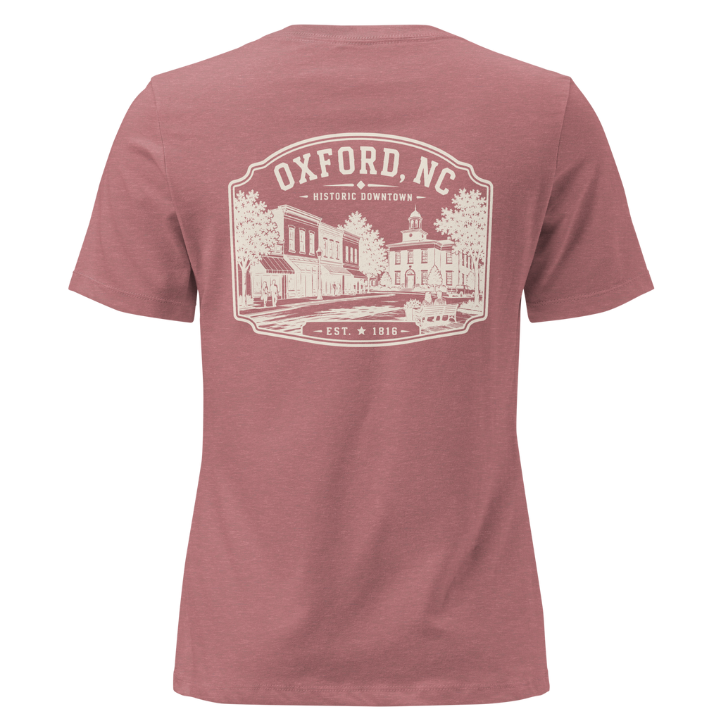 Oxford NC - Historic Downtown - Women's Relaxed T-Shirt