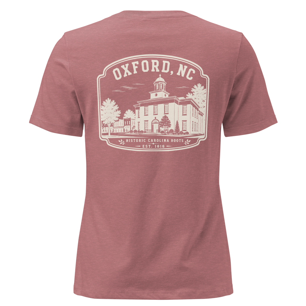 Oxford NC - Historic Courthouse - Women's Relaxed T-Shirt