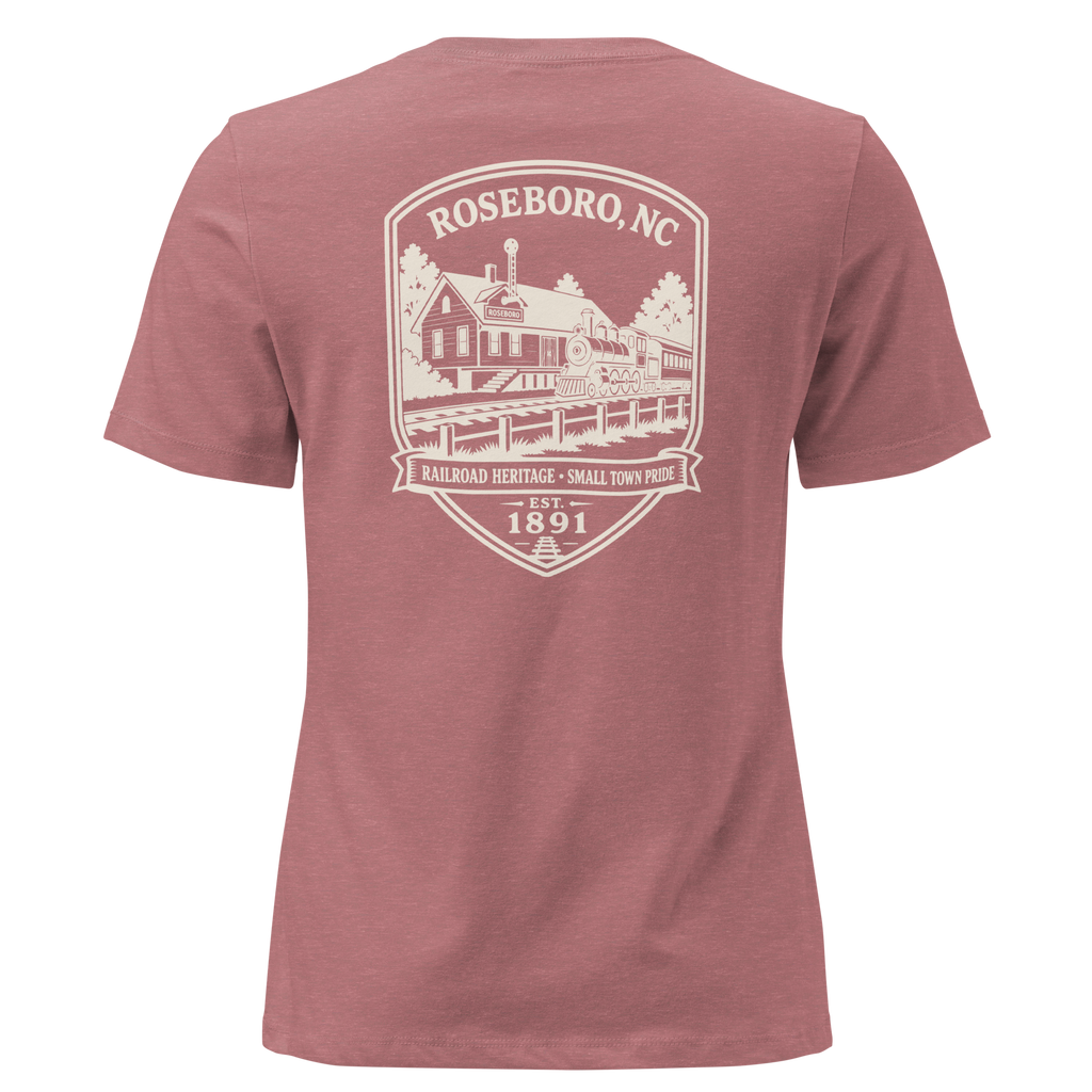 Roseboro NC - Railroad Town- Women's Relaxed T-Shirt