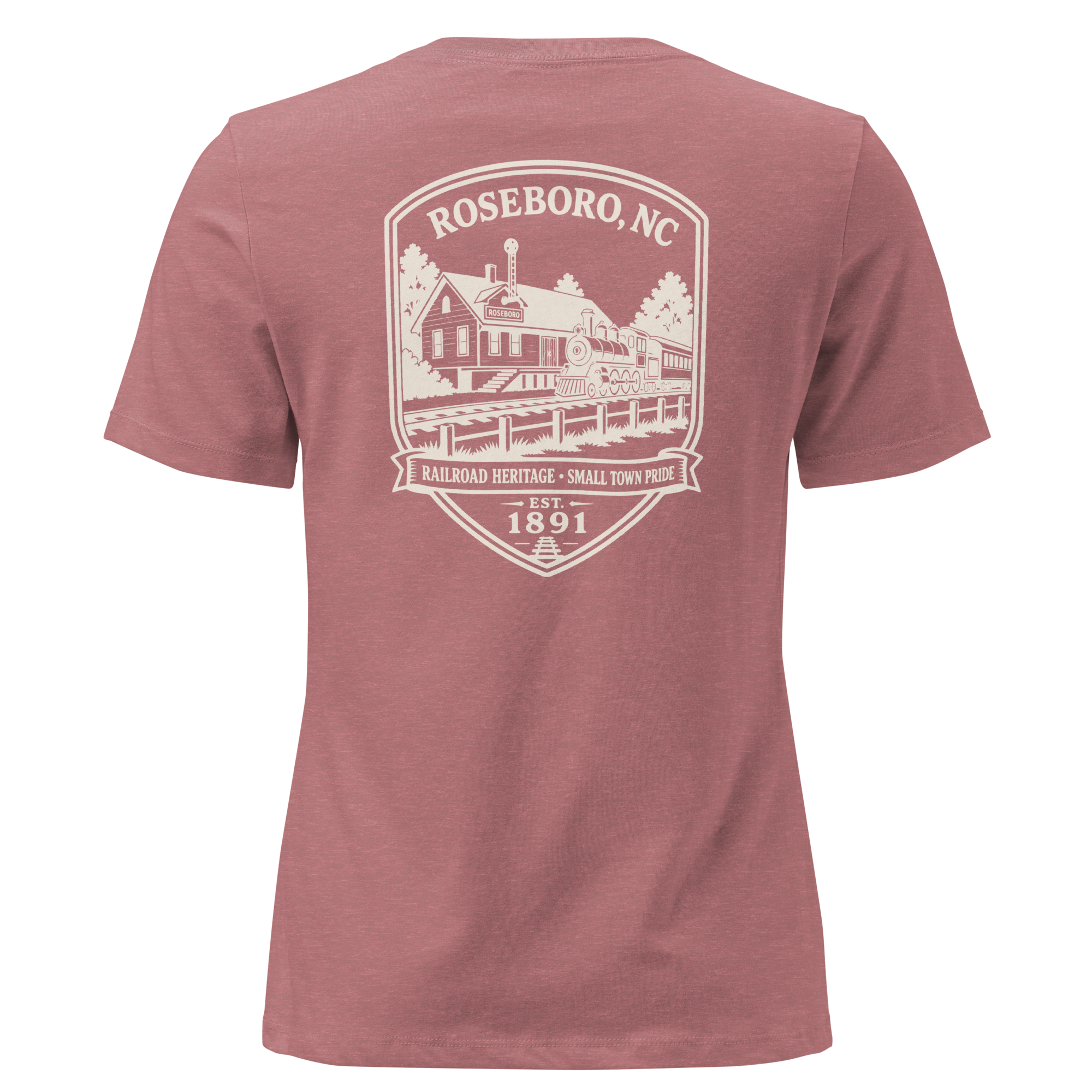 Roseboro NC - Railroad Town- Women's Relaxed T-Shirt