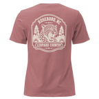 Roseboro NC - Leopard Country- Women's Relaxed T-Shirt