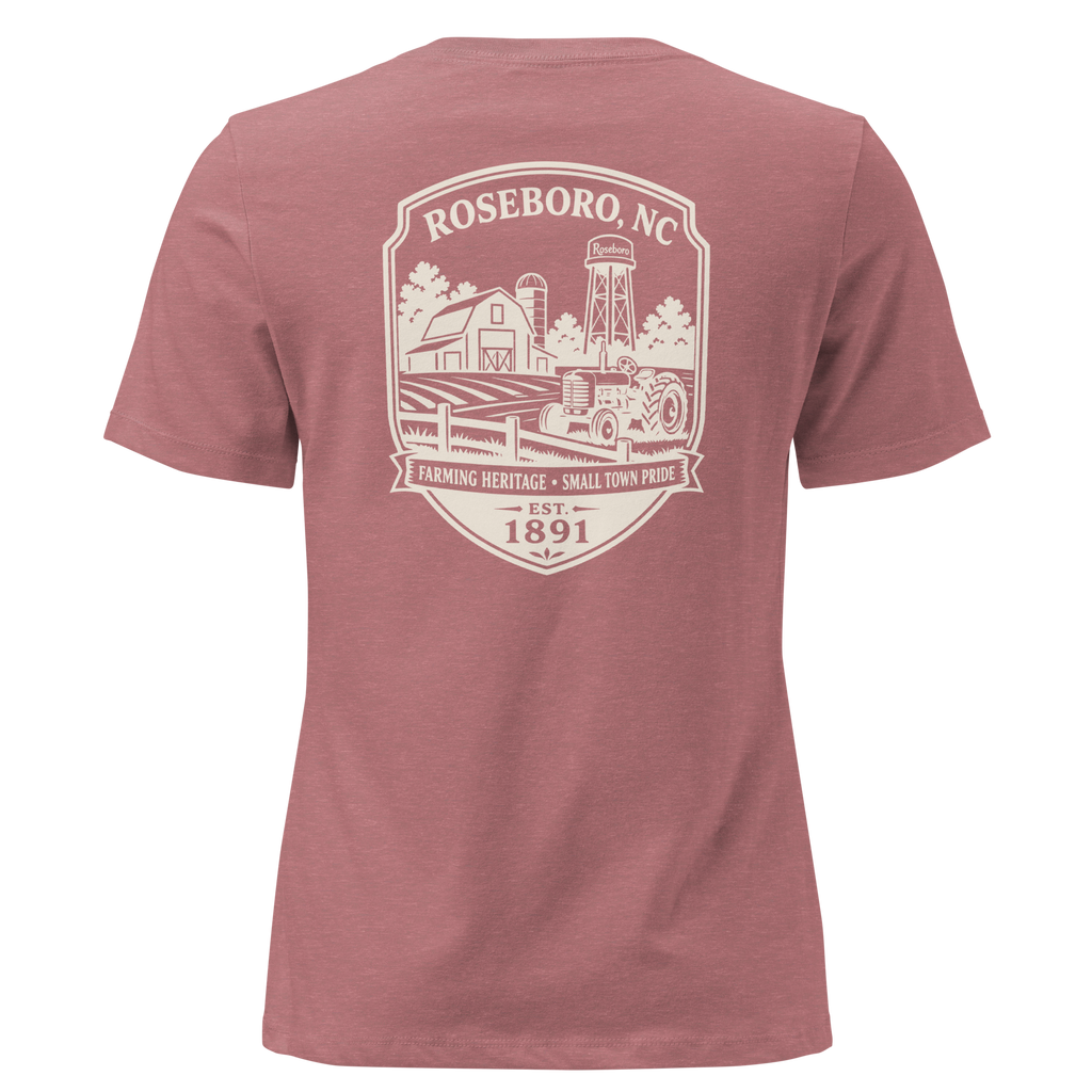 Roseboro NC - Farm Country- Women's Relaxed T-Shirt