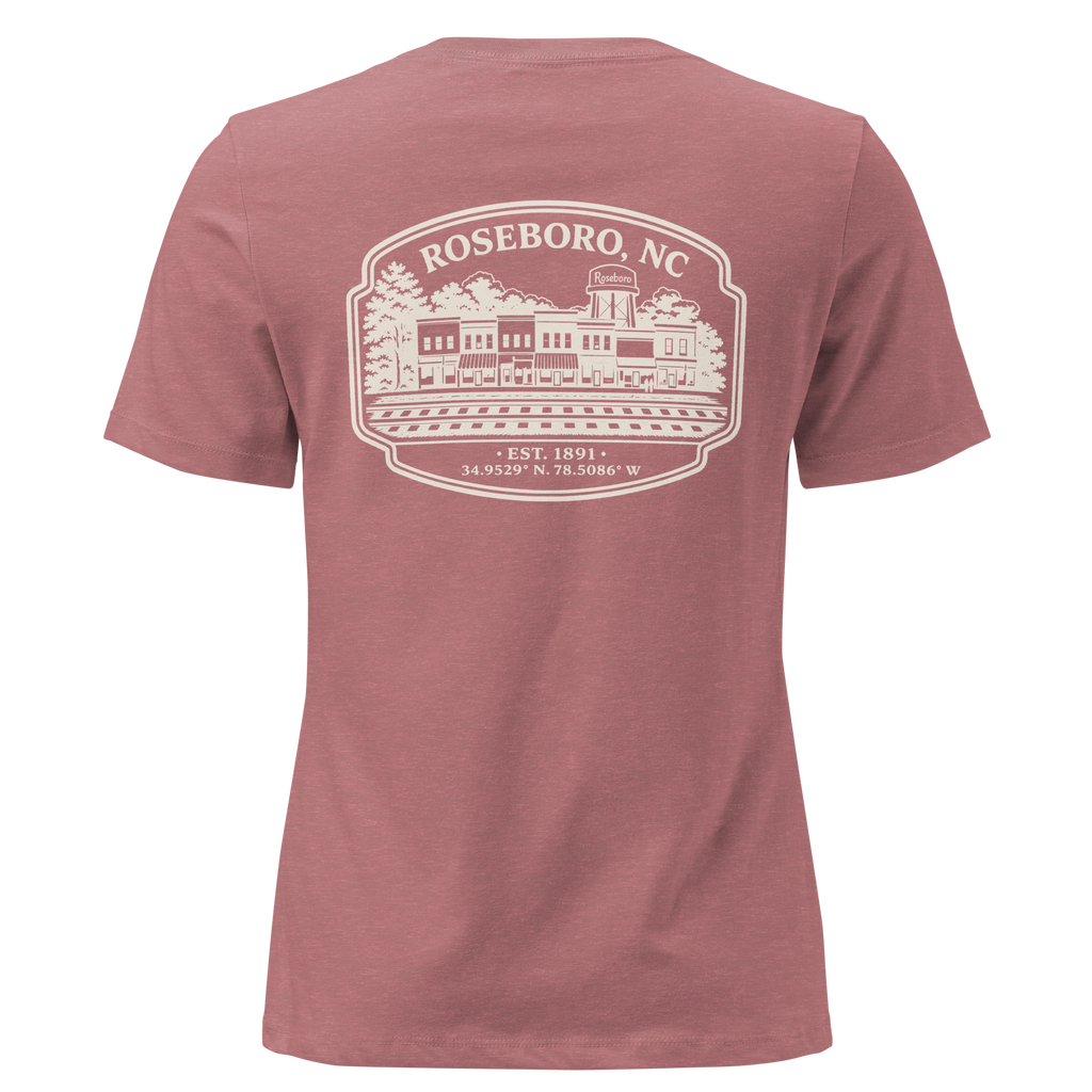 Roseboro NC - Downtown- Women's Relaxed T-Shirt