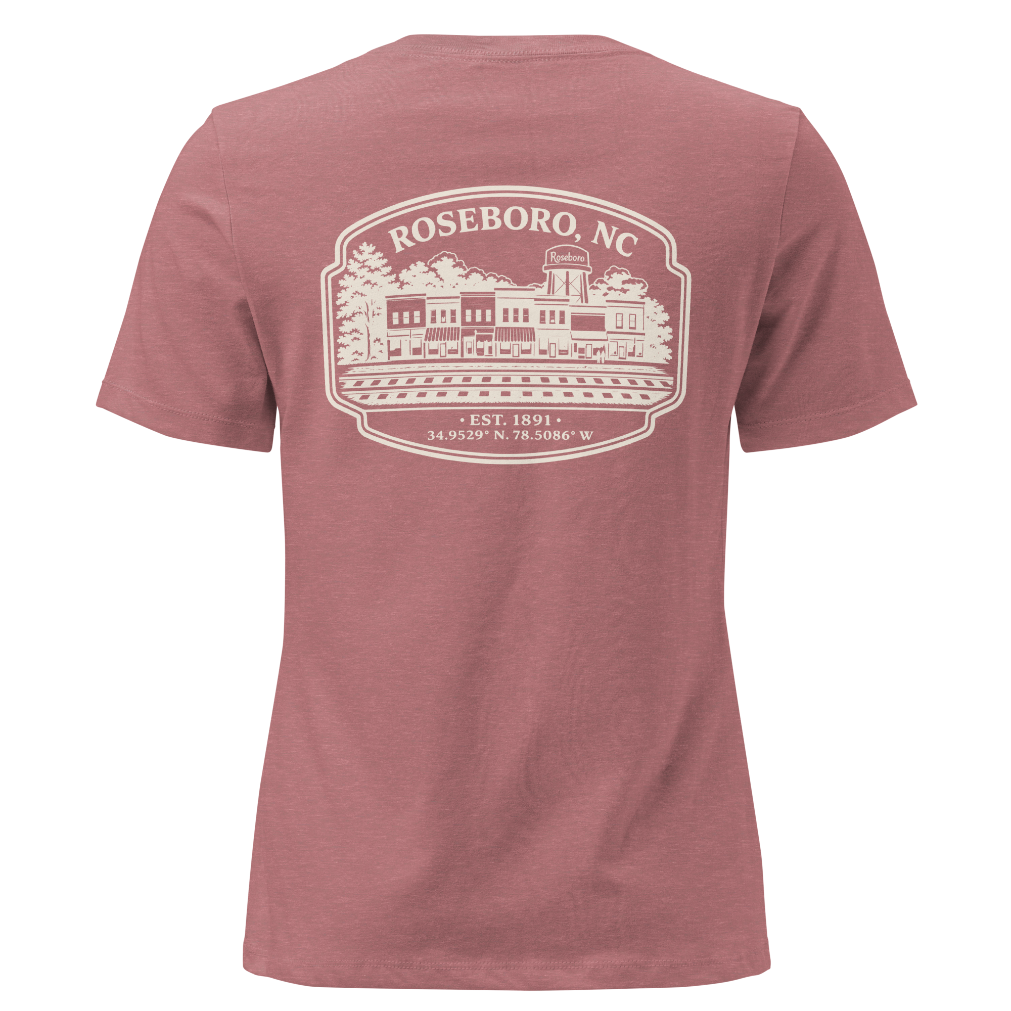 Roseboro NC - Downtown- Women's Relaxed T-Shirt