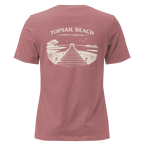 Topsail Beach NC - On the Dock- Women's Relaxed T-Shirt