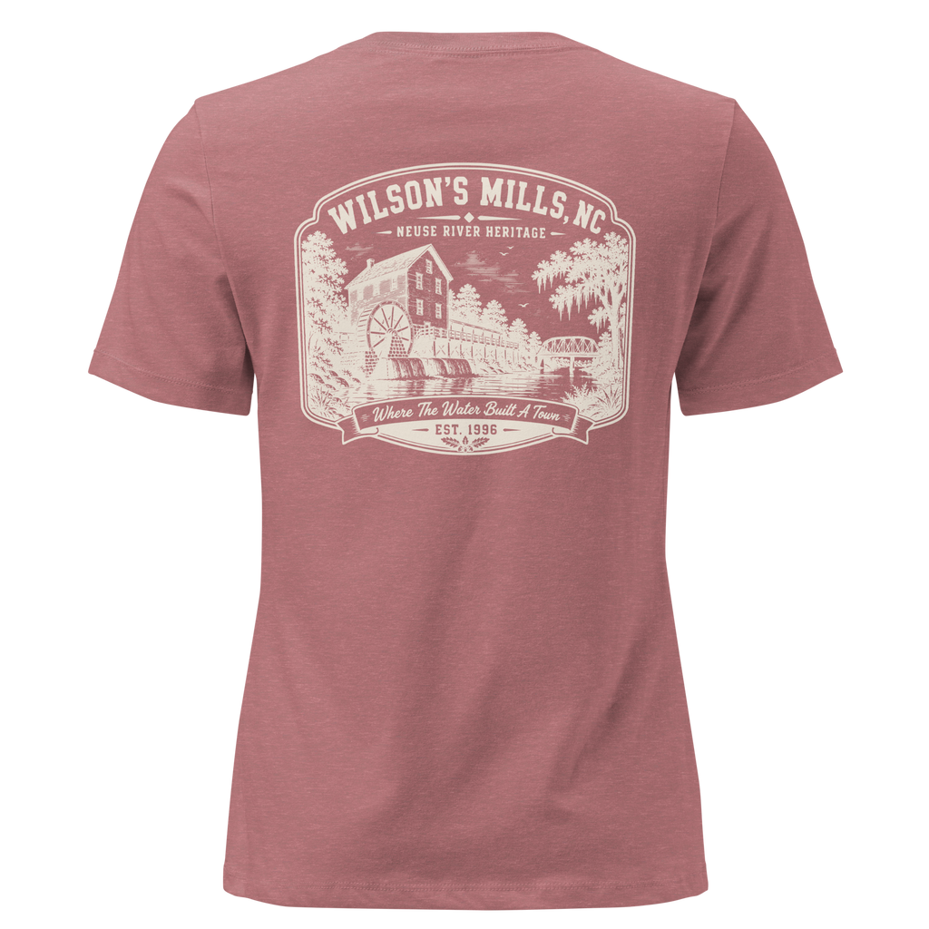 Wilson's Mills, NC - Neuse Heritage - Women's Relaxed T-Shirt