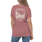 Wilson's Mills, NC - Rooted on Rails - Women's Relaxed T-Shirt