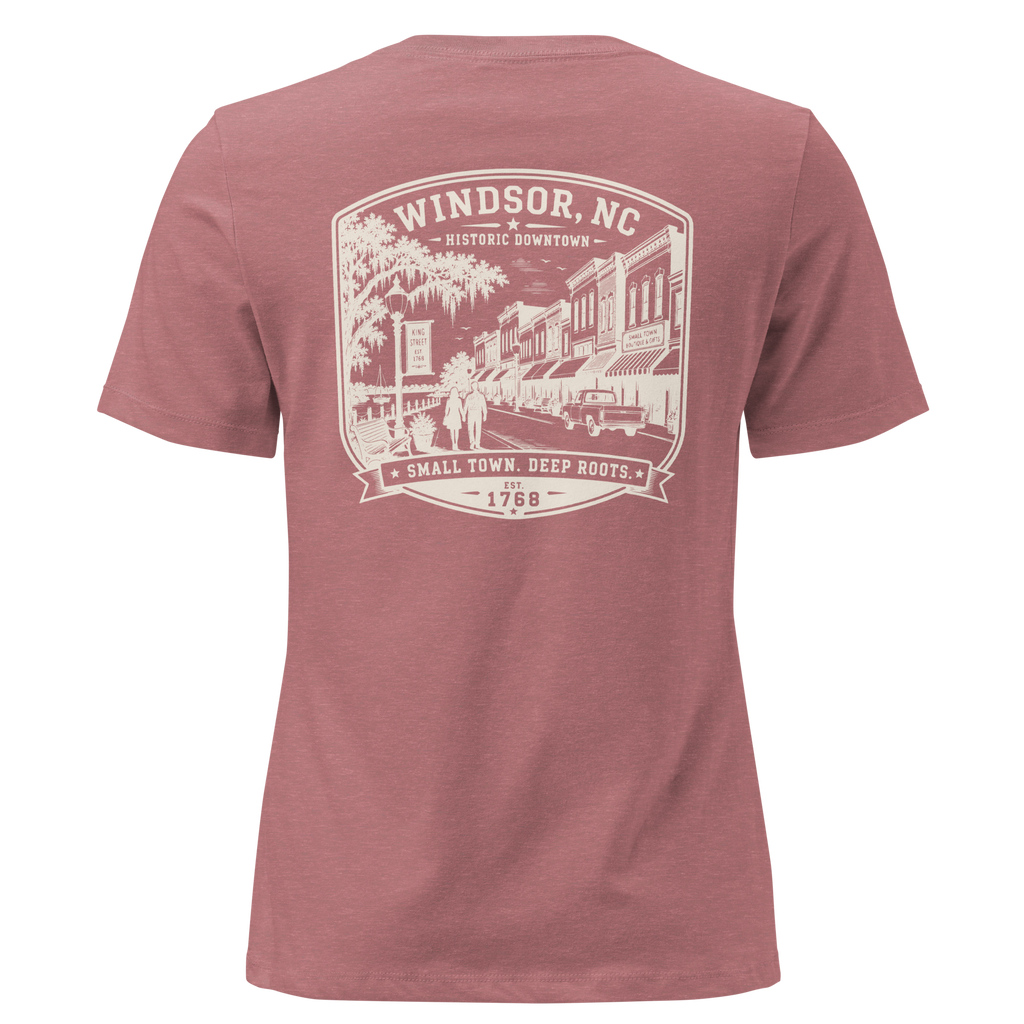Windsor, NC - Downtown Windsor - Women's Relaxed T-Shirt