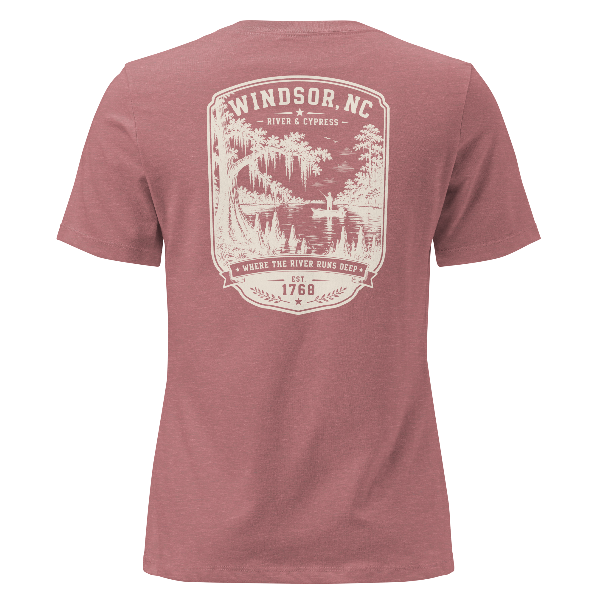 Windsor, NC - River & Cypress - Women's Relaxed T-Shirt