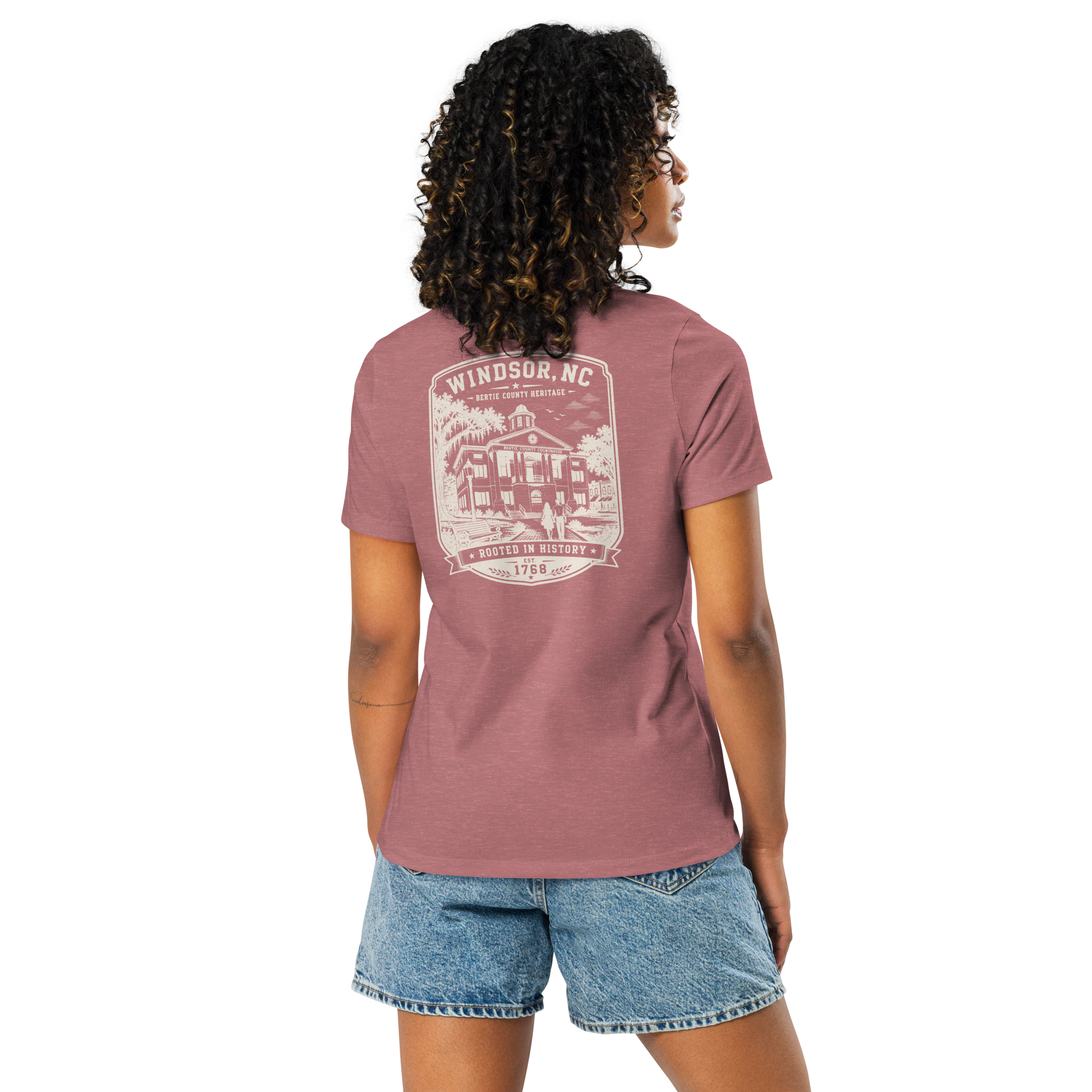 Windsor, NC - Bertie County Heritage - Women's Relaxed T-Shirt