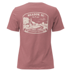 Meadow, NC - Faith, Family, Community - Women's Relaxed T-Shirt
