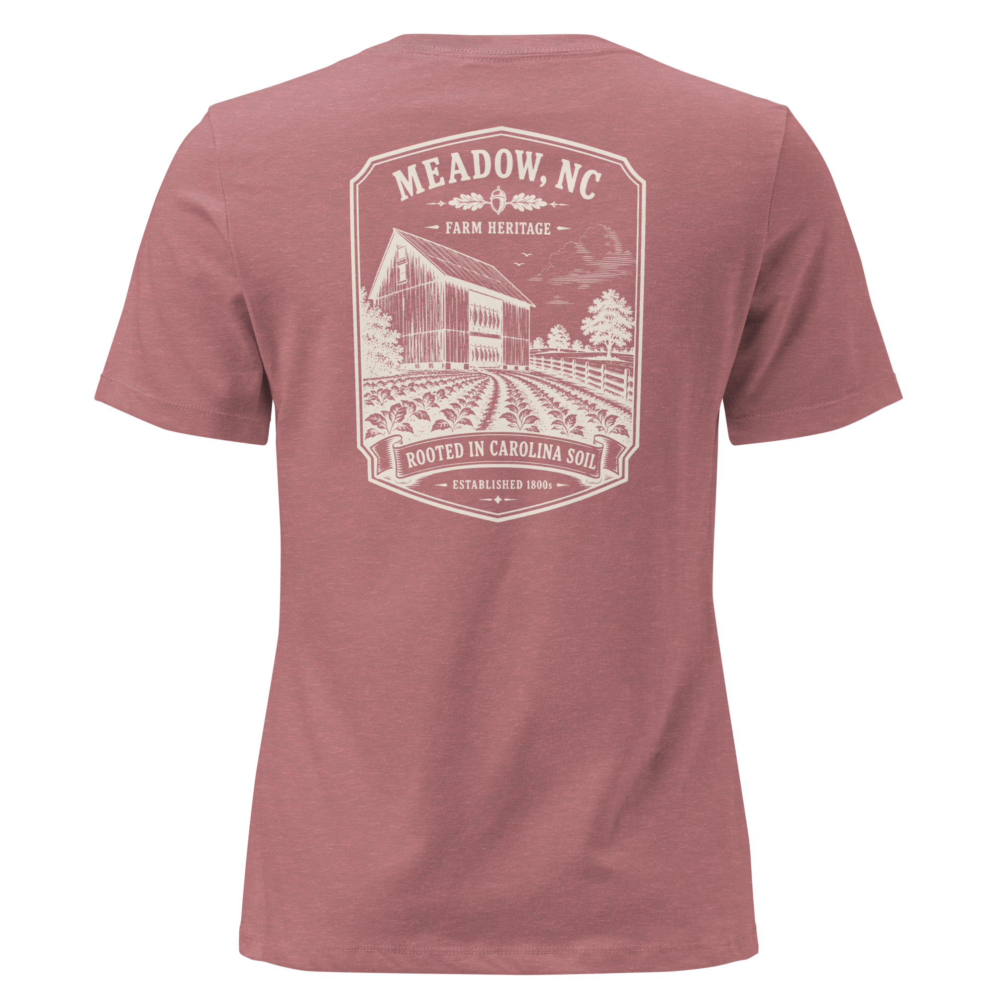 Meadow, NC - Rooted in Carolina - Women's Relaxed T-Shirt