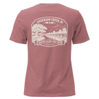 Anderson Creek, NC - Rooted Along the Creek- Women's Relaxed T-Shirt