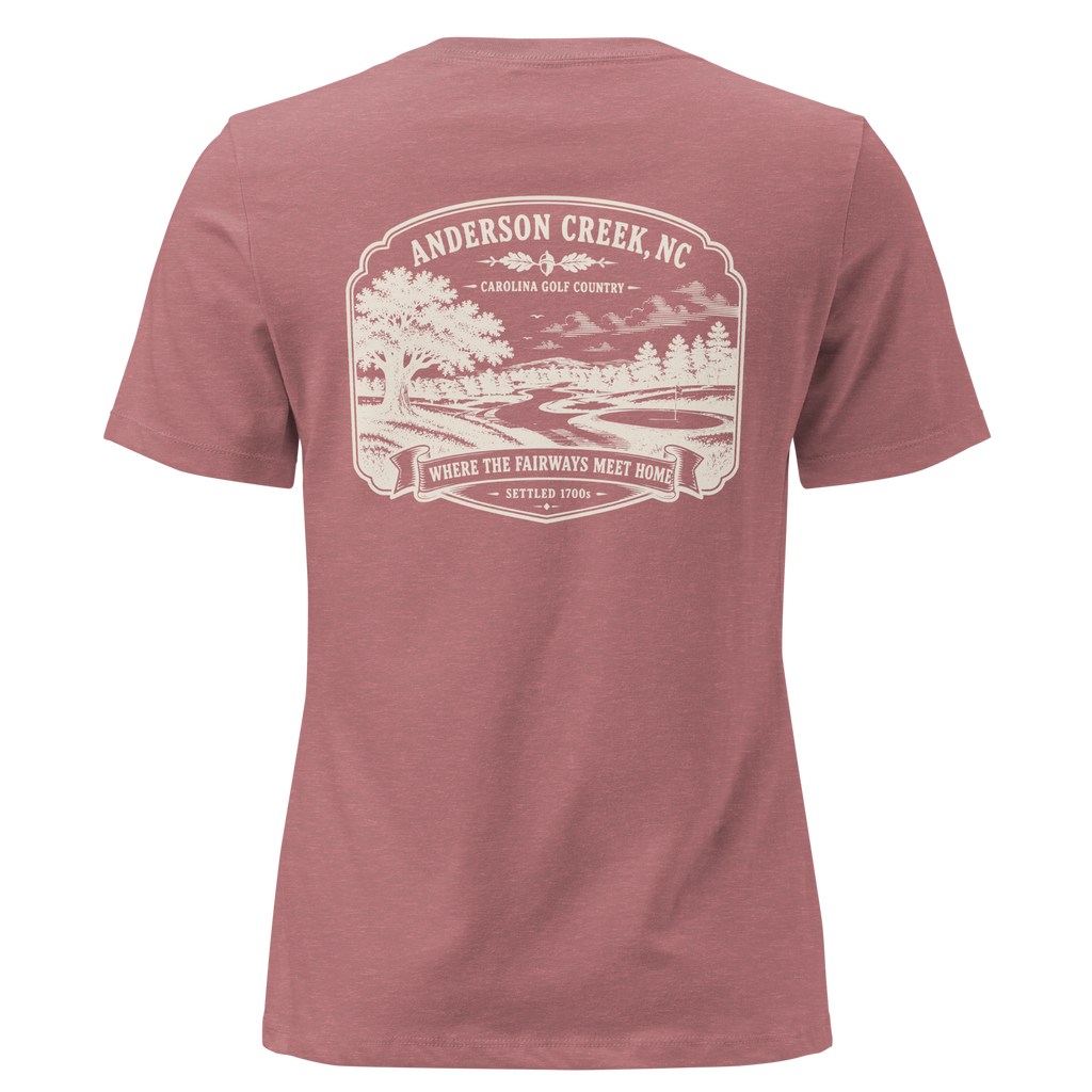 Anderson Creek, NC - Carolina Golf - Women's Relaxed T-Shirt